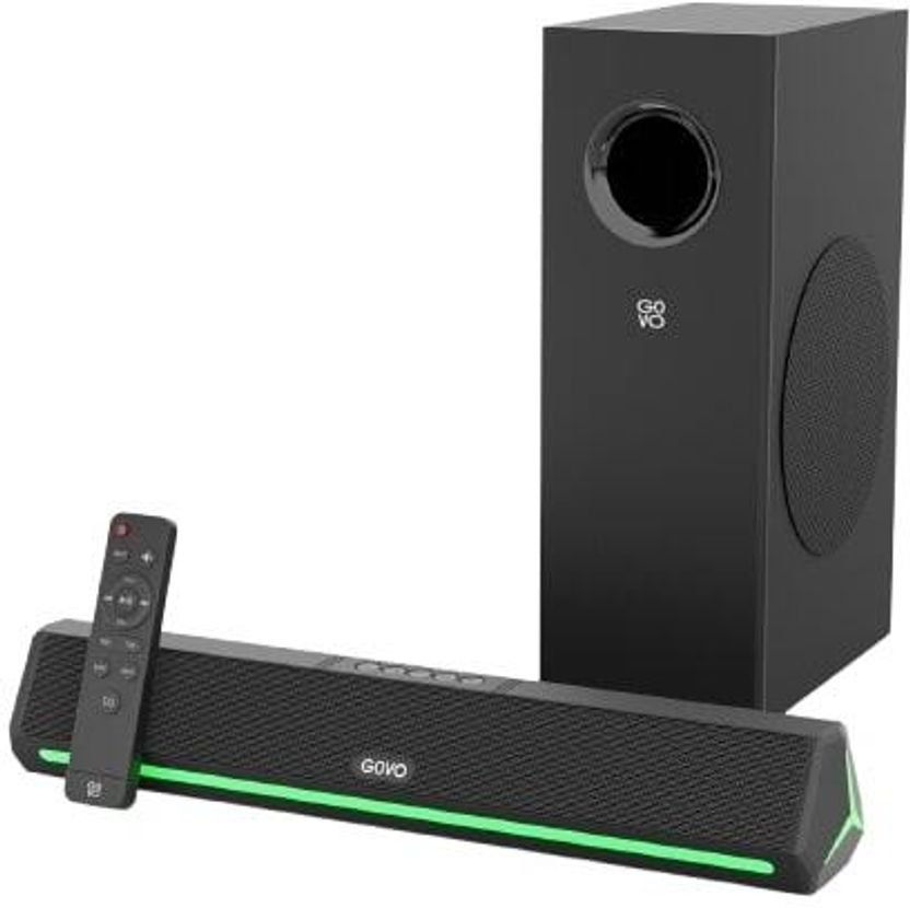 GOVO Gosurround 600 90W Bluetooth Soundbar (Silver) - Image 1