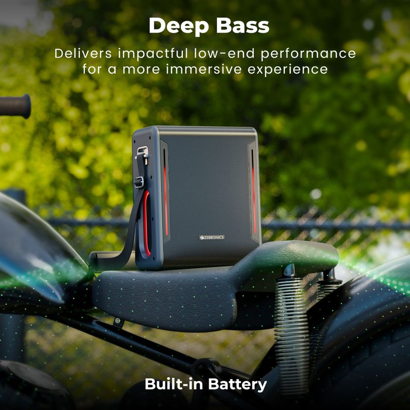 ZEBRONICS ZEB-PSPK 80 100W Bluetooth Speaker - Image 5
