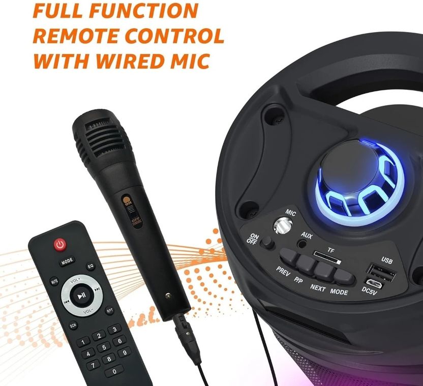 ME&U BahuBali PartyBox Bluetooth Karaoke - Image 2