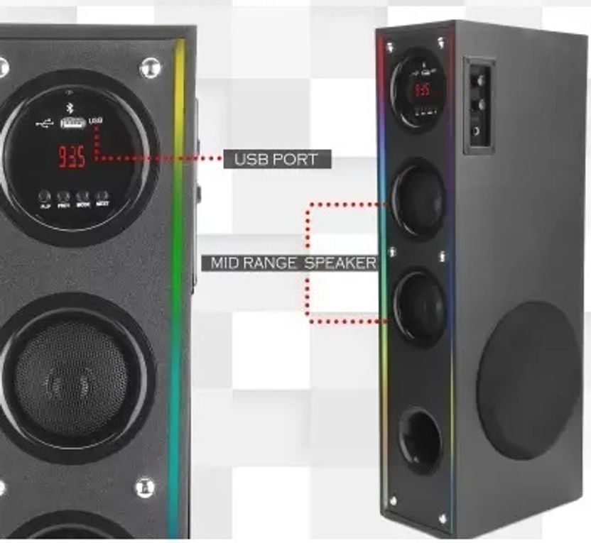 Yoment CD54 100W Bluetooth Tower Speaker - Image 3