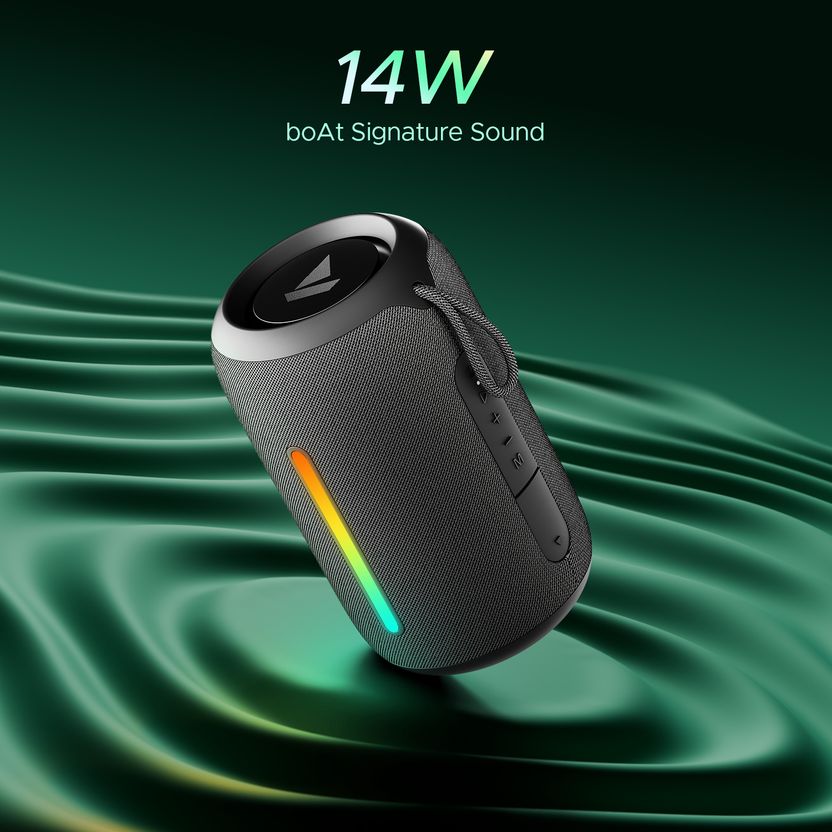 Buy boAt Stone 350 Pro/358 Pro 14W Bluetooth Speaker, Beige - Image 5