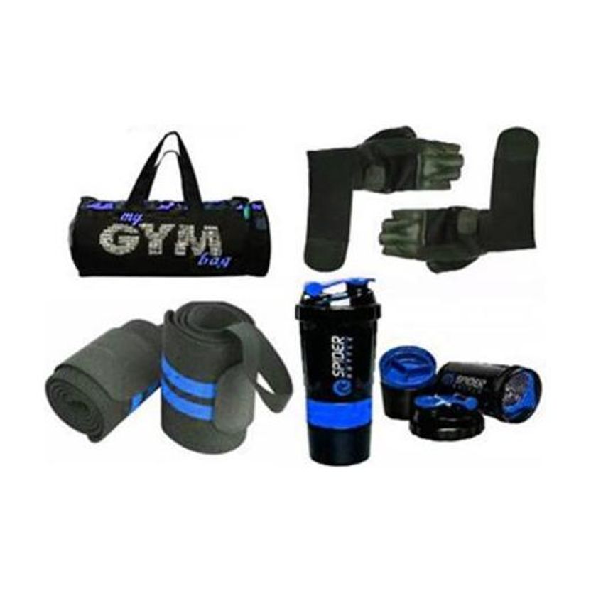 L'AVENIR Fitness Gym Bag, Shaker, Wrist Wrap, Gloves - Image 8