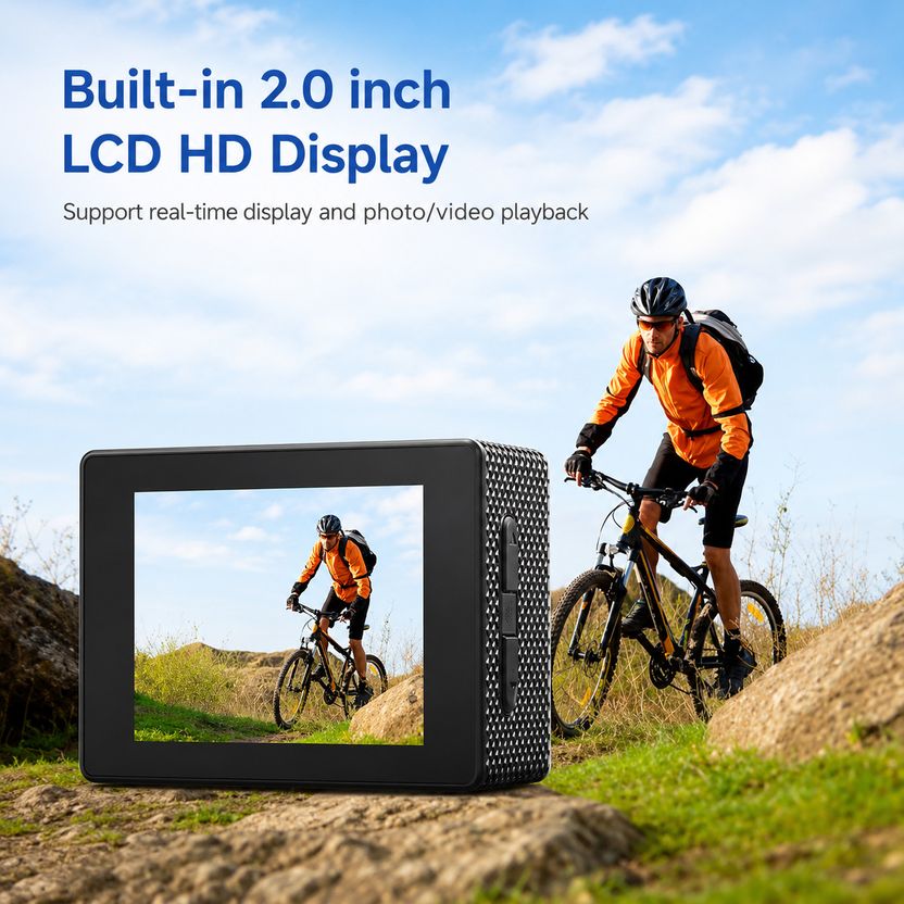 pixelpro 4K WiFi Sports Action Camera - Image 2