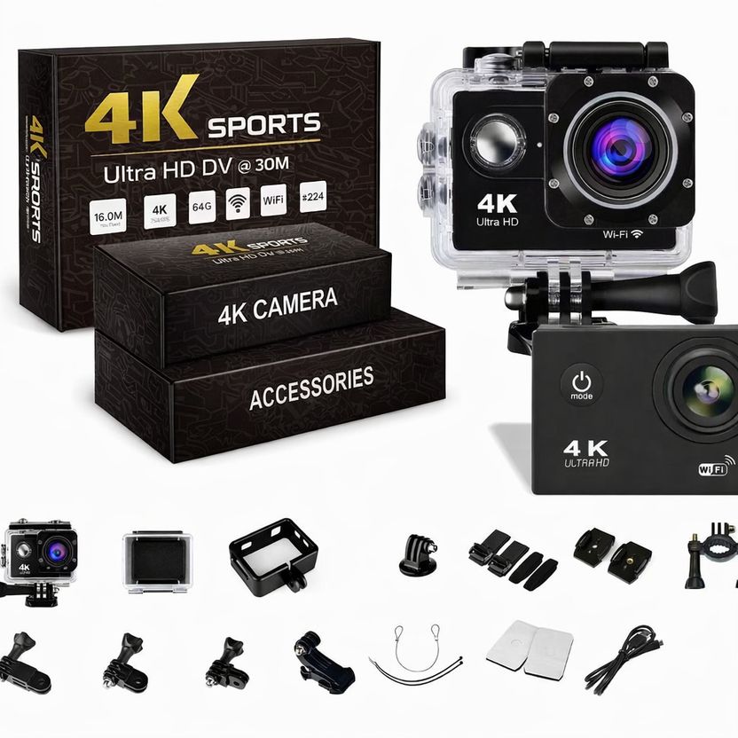 AdrenaCam 4K 16MP 30M Waterproof Action Camera - Image 5