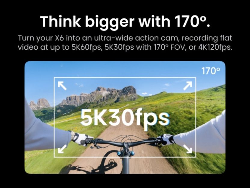 Insta360 Action Camera X6 Essentials Bundle Midnight Black - Image 10