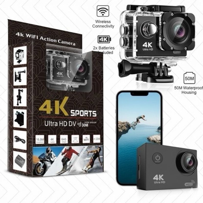 Zenvix GoPro Action Camera 20MP - Image 1