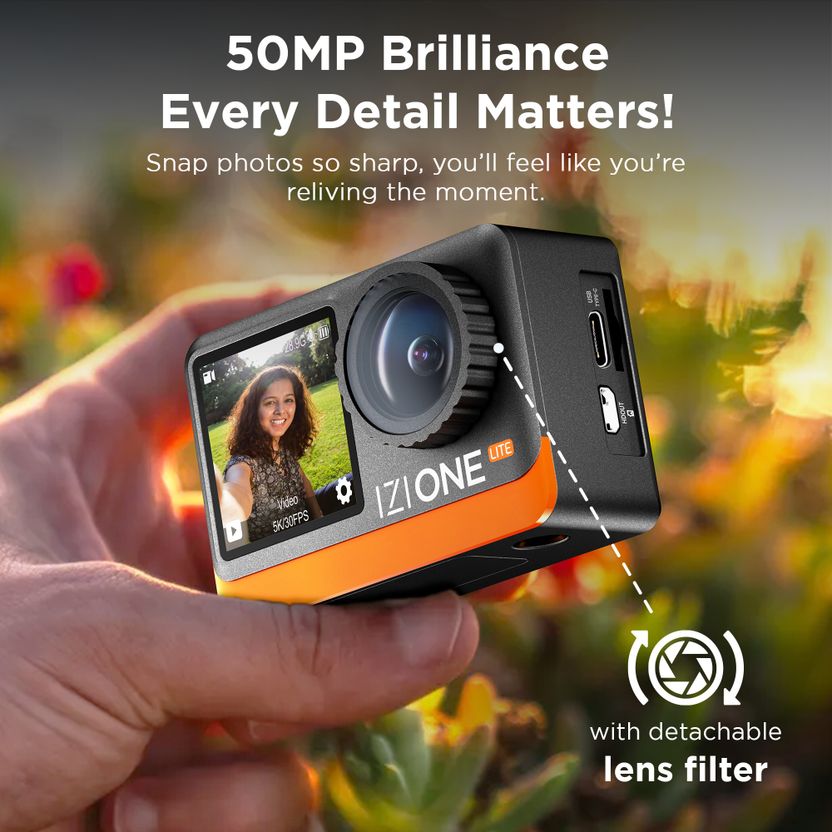 IZI इजी ONE LITE 5K Action Camera - Image 4