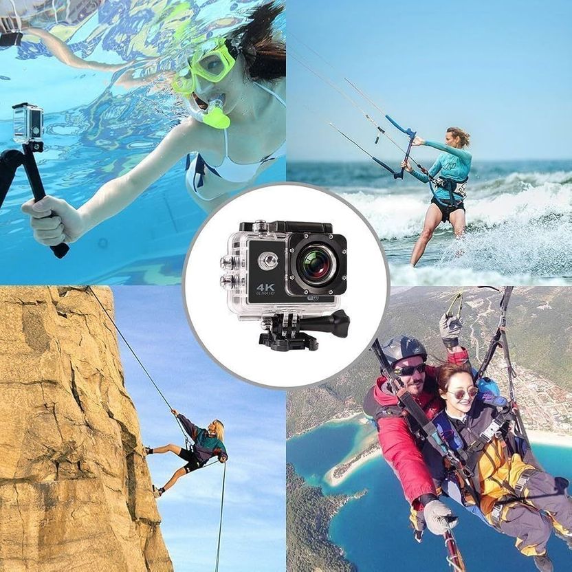ranky GoPro Action Camera 4K 20MP 30M Waterproof - Image 3