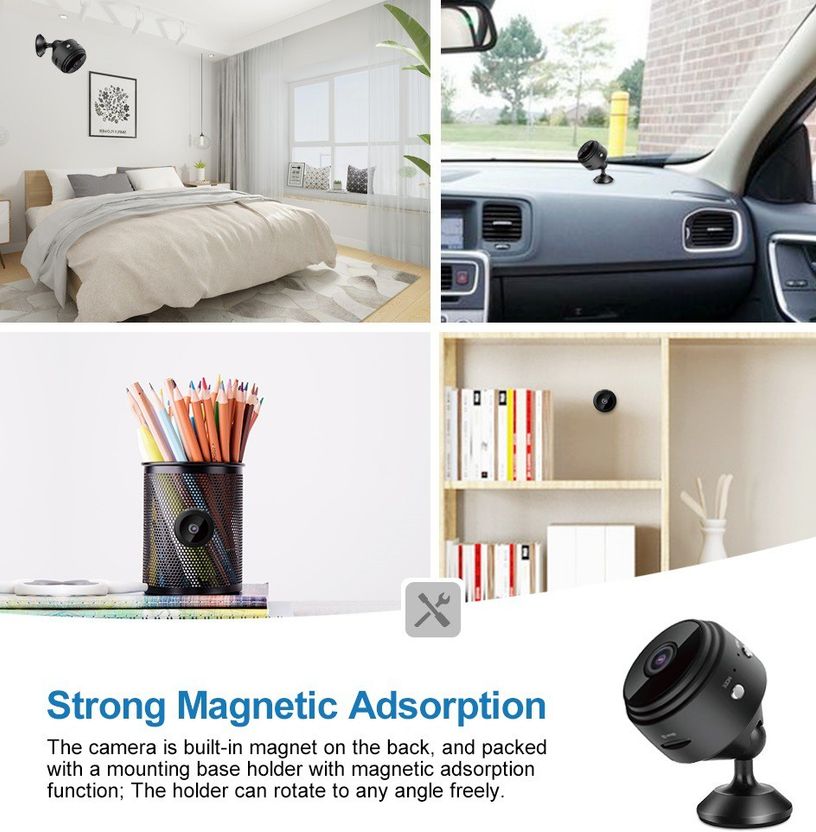 SIOVS 1080P Mini Spy Hidden WiFi Security Camera - Image 4