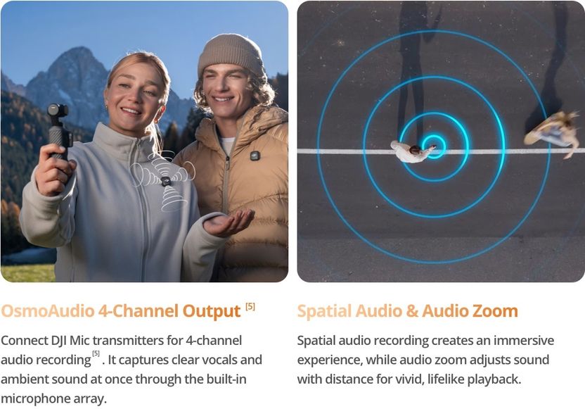 DJI Osmo Pocket 4 Standard Combo Sports and Action Camera - Image 7