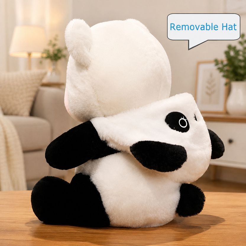 ValoraStore Panda Plush Soft Toy with Hood - Image 2