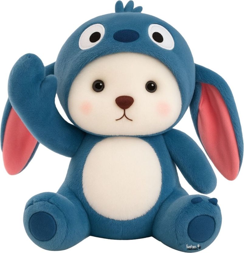 Funtoos Premium Hoodie Teddy Bear 28 cm - Image 3