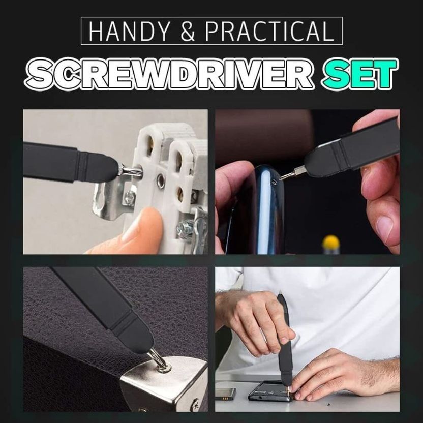 Be Sure Pen-Shaped Phone Holder with Screwdriver Sets Multifunction 6 in 1 Tech Tool Pen Stylus - Image 4
