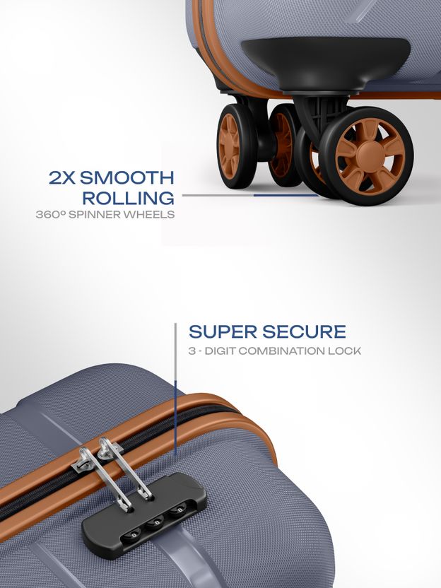 SAFARI Broadway 26 inch Flintstone Suitcase 8 Wheels - Image 4