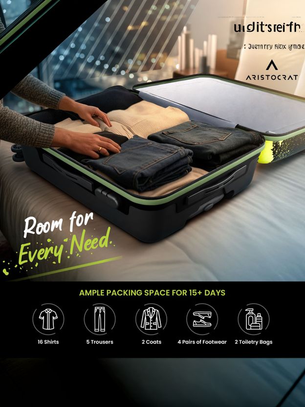 ARISTOCRAT VIP Crossway 29 Inch Green Suitcase - Image 6