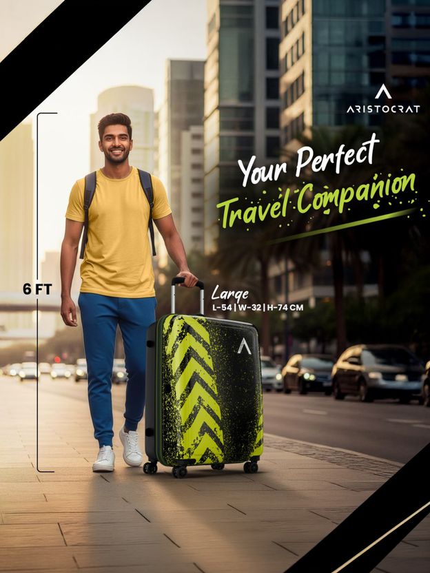 ARISTOCRAT VIP Crossway 29 Inch Green Suitcase - Image 9