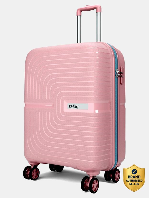 SAFARI Eclipse Neo 55 4W 22 Inch Rose Gold Suitcase - Image 3
