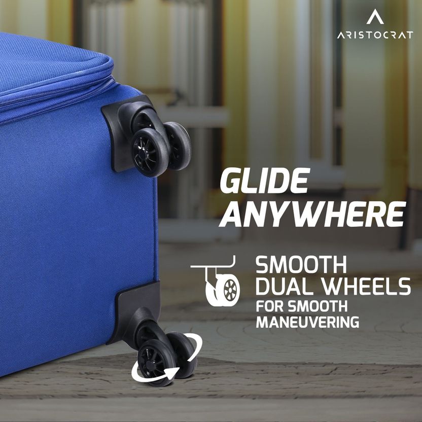 ARISTOCRAT Drift Trolley Bag 22 inch Blue - Image 3