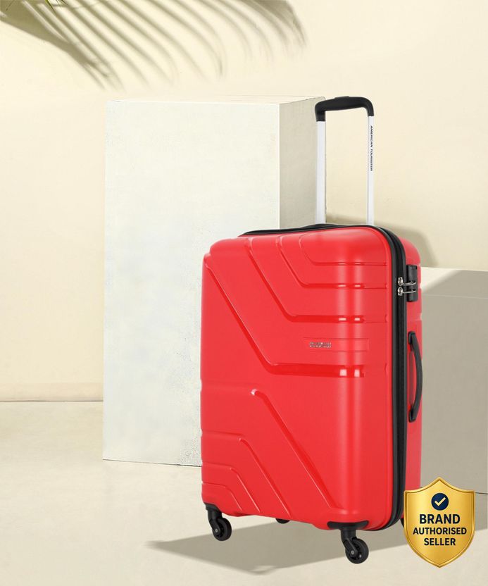 American Tourister Upland 4 Wheel Spinner 79cm Red - Image 1