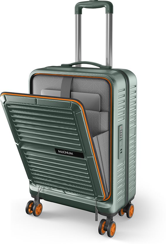 Safari THERON 55 4W DUSK GREEN Cabin Suitcase 8 Wheels - 22 Inches Dusk Green - Image 1