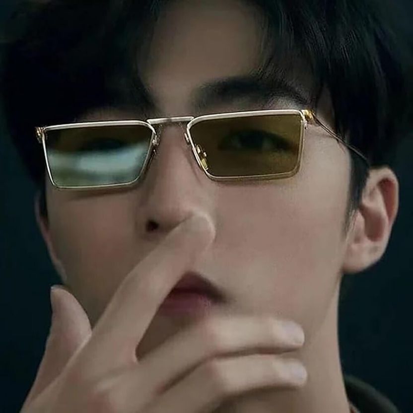 DKERAOD UV Protection Rectangular Sunglasses - Image 6