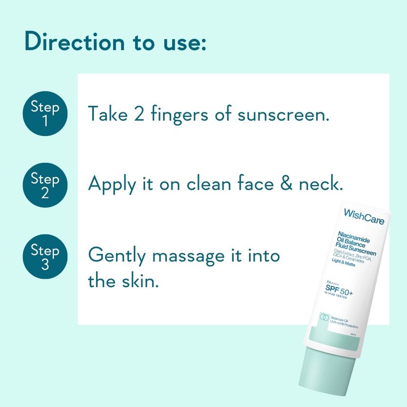 WishCare Sunscreen SPF 50+ PA++++ Niacinamide 50g - Image 3