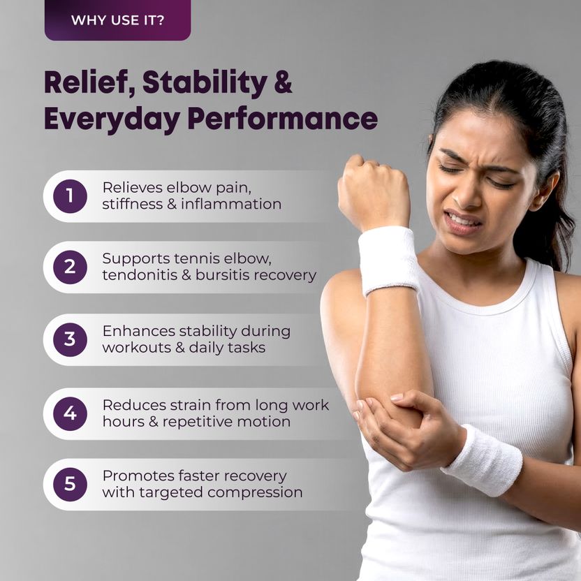 betterhood Elbow Support Sleeve for Sports - Image 3