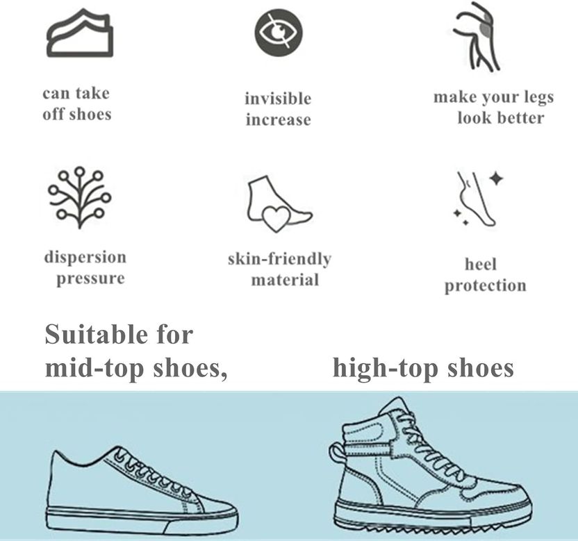Kapish Silicone Height Increasing Insoles and Socks - Image 7