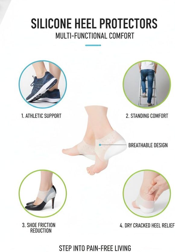Kapish Silicone Height Increasing Insoles and Socks - Image 5