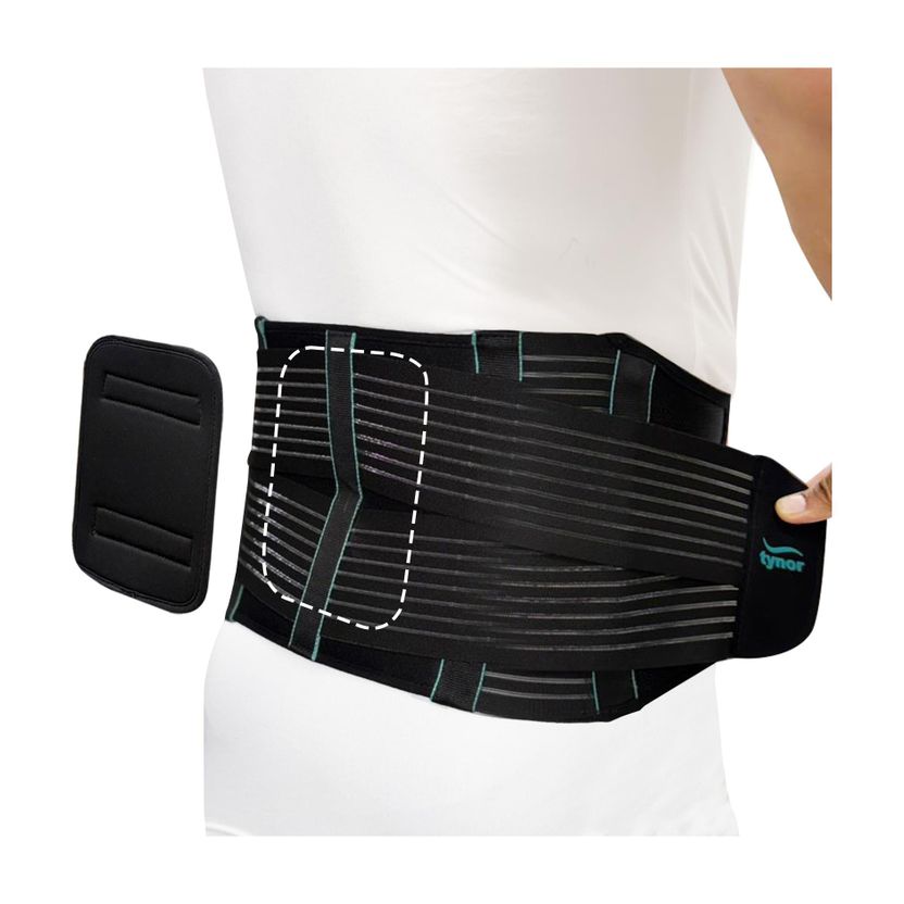 TYNOR Lumbo Sacral Belt, Black, Medium - Image 6