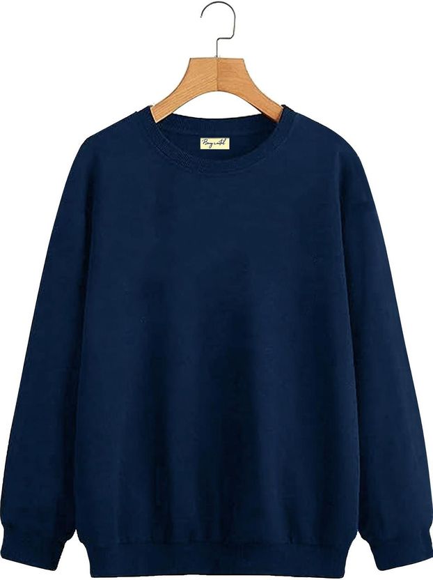 BEING Full Sleeve Solid Men Sweatshirt - Image 4