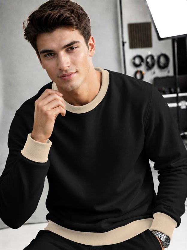 TRIPR Full Sleeve Color Block Men Sweatshirt - Image 8
