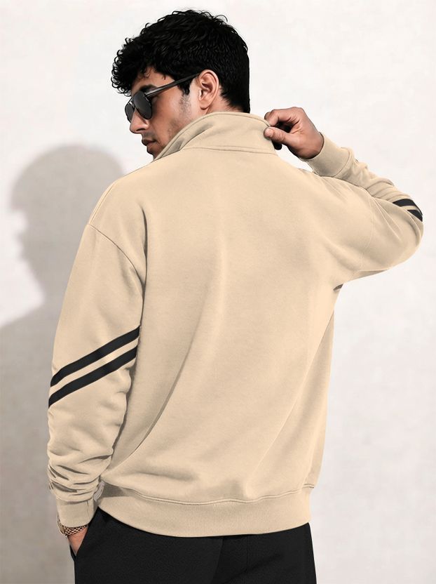 TRIPR Full Sleeve Striped Men Sweatshirt - Image 2