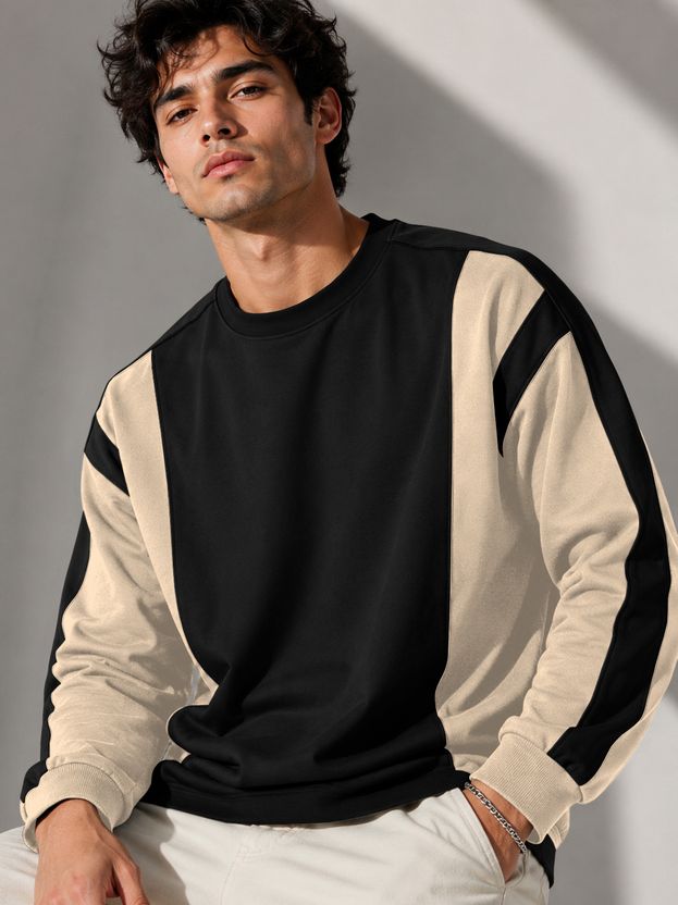 TRIPR Full Sleeve Color Block Men Sweatshirt - Image 7