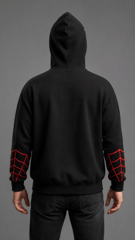 AllDayFitwear Full Sleeve Graphic Hooded Sweatshirt - Image 5