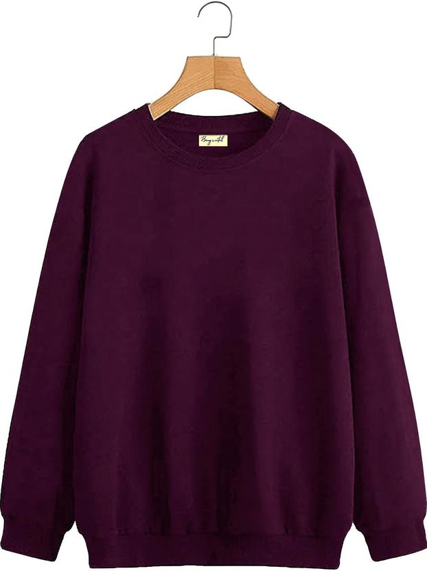 BEING Full Sleeve Solid Men Sweatshirt - Image 8