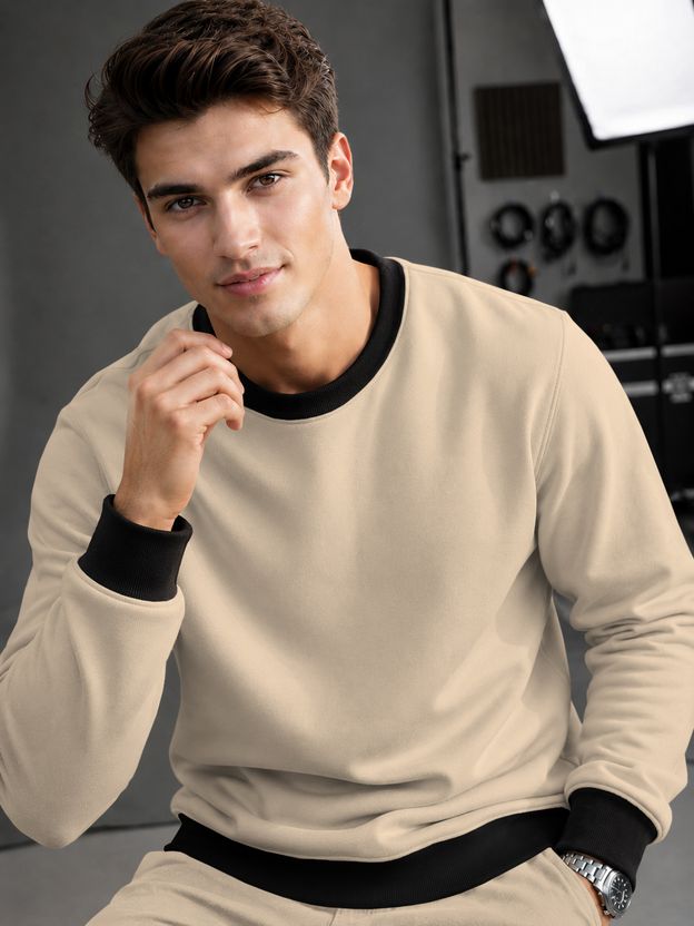 TRIPR Full Sleeve Color Block Men Sweatshirt - Image 6
