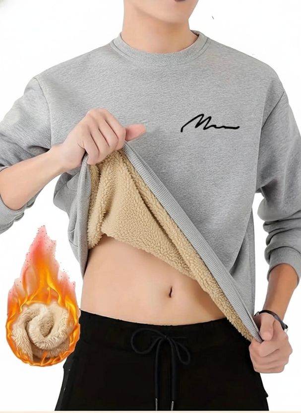 FASHLOOK Full Sleeve Solid Men Sweatshirt - Image 6