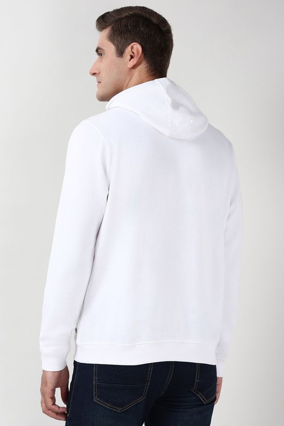PETER ENGLAND Men Full Sleeve Graphic Hoodie - Image 3