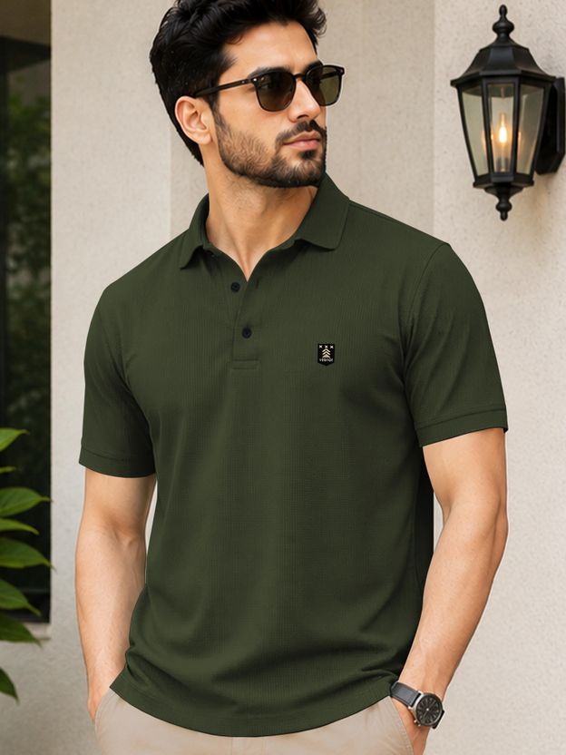 VeBNoR Black Polo Neck T-Shirt - Image 6