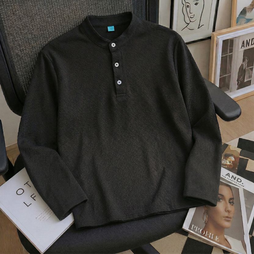 Try Colorblock Men Polo Neck Brown, Light Green T-Shirt - Image 4