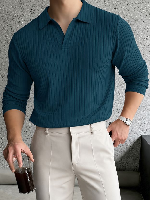 EyeBogler Men Polo Neck Maroon T-Shirt - Image 8