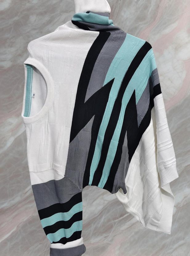 KR ENTERPRISE Colorblock Men Round Neck Multicolor T-Shirt - Image 7