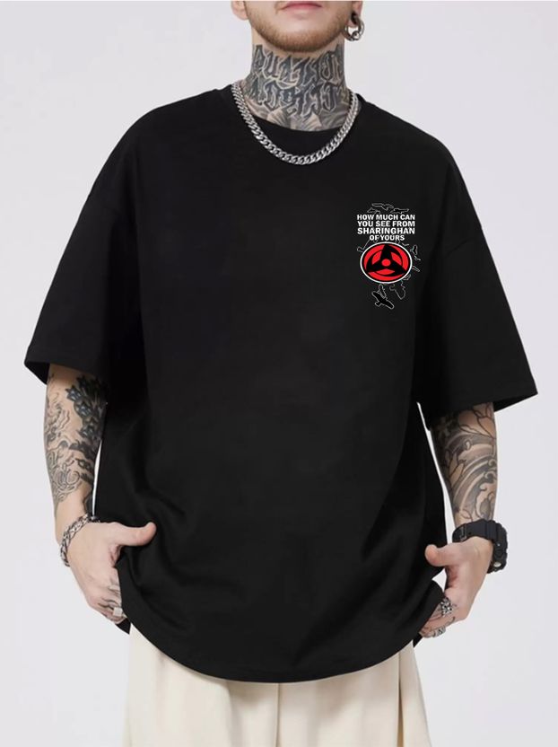 ZENTIK Men Black Cotton T-Shirt - Image 2