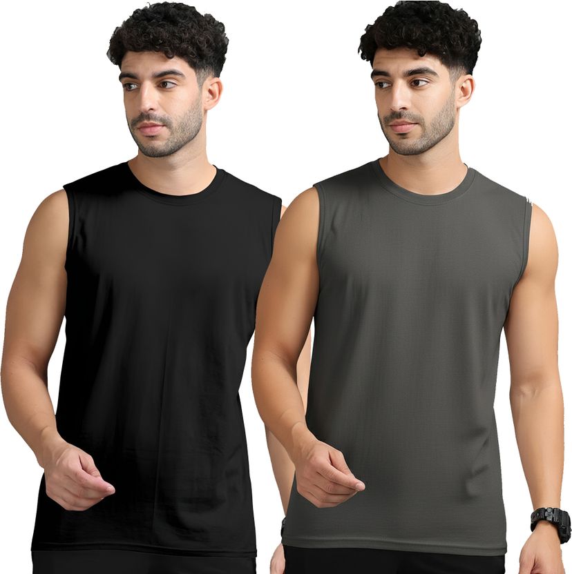 Jangoboy Men Black Round Neck T-Shirt - Image 9