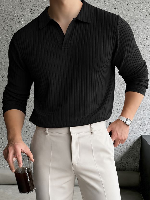 EyeBogler Men Polo Neck Maroon T-Shirt - Image 4