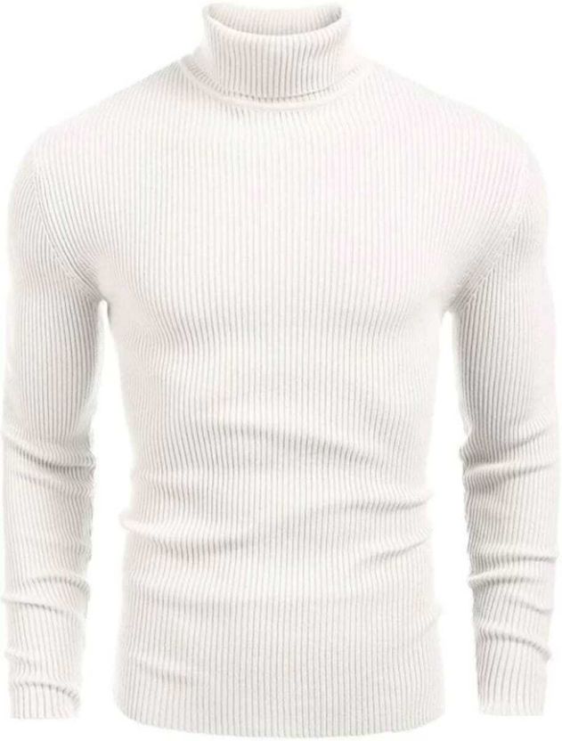 AD FASHION Men High Neck Black T-Shirt - Image 5