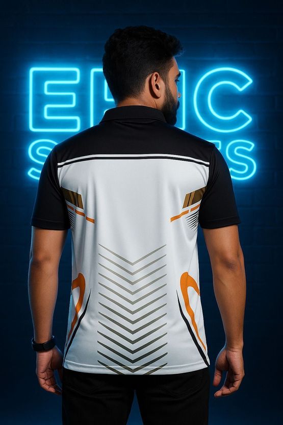 dhaari by unique creation Men Striped Polo Neck - Image 2