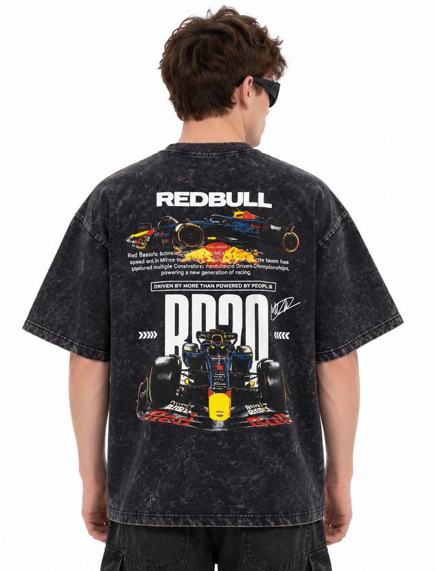 Gigavibe Black Men's Round Neck T-Shirt - Image 2