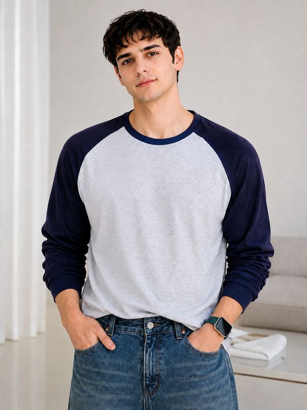 MK Digital Men's White, Black Round Neck T-Shirt - Image 7